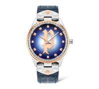 Police - Orologio analogico al quarzo in pelle blu - - Accessories - Donna - Blu - ONE SIZE