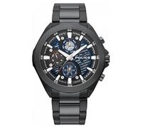 Police Orologio classico PL15654JSB.03M, Nero, Bracciale
