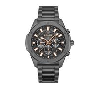 Police - Orologio Dual-time Moonstrike - Quartz movimento dell'orologio - Larghezza della cassa: 50.5 mm - Acciaio inossidabile - Grey - 5 ATM