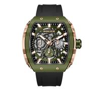 Police Orologio Flash con Silicone Nero