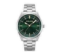 Police - Orologio Grille - Quartz movimento dell'orologio - Larghezza della cassa: 42 mm - Acciaio inossidabile - Green - 5 ATM