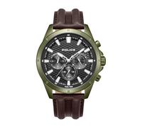 Police - Orologio Malawi - Quartz movimento dell'orologio - Larghezza della cassa: 43 mm - Acciaio inossidabile - Kaki - Grey - 5 ATM