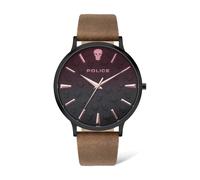 Police - Orologio Uomo Nero Marrone - - Accessories - Uomo - Marrone - ONE SIZE