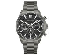 Orologio da polso unisex Police Orologi al quarzo analogico Orologio da polso in argento Orologio da uomo Orologio da donna Cronografo