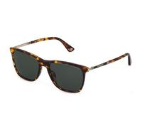 Police SPLD45 Occhiali Shiny Medium Havana, 56 da uomo