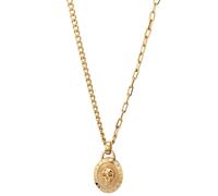 Police Stylish gold-plated Collana Skull PEAGN2212111
