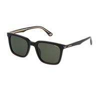 Police Sunglasses Spll80 Shiny Black 54/21/145 Uomo Occhiali, Nero luccicante