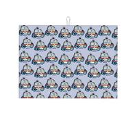 Police - Tappetino scolapiatti per auto, in microfibra, grande, per bancone della cucina, super assorbente, facile da pulire, 45,7 x 61 cm