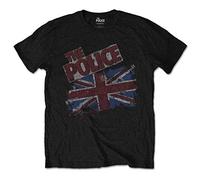 Police - the - T-Shirt # Xxl Black Unisex # Vintage Flag