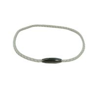 Police Uomo Collana Flow Acciaio Inox pelle Beige PJ23875PLGR-01