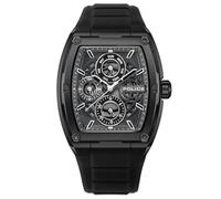 Police Orologio da uomo Cronografo Analogico Nero 44 mm Orologio da uomo in acciaio inossidabile/gomma Orologio da polso Cronografo Nero 44 mm Orologio da uomo in acciaio inossidabile/gomma