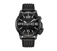 Orologio da uomo Police in pelle nera da 42 mm con cronografo automatico da uomo
