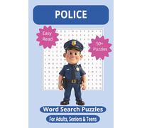 Police Word Search Puzzle Book: 55 Fun Puzzles for Adults, Seniors & Teens