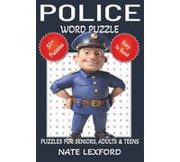 Police Word Search Puzzle Book: Word Searches with Easy to Read Print about Police, Law Enforcement, Emergency Services and more | 6x9 inches, 110 ... Gifts for Vacations, Holidays and Free Times