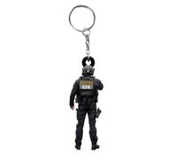 Policeman Keychain - Officer Gift Pendant, Security Gift Keyring, Reusable Portable Pendant Holder | Key Chain Decoration Car Law Enforcement Souvenir Accessory Men Women Present Durable Metal Alloy