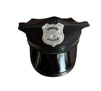 Polices Styles, cappello comodo e resistente, elegante, ottagonale, per appassionati di cosplay e feste a tema