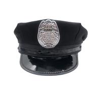 Polices Styles, cappello comodo e resistente, elegante, ottagonale, per appassionati di cosplay e feste a tema