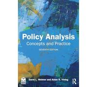 Policy Analysis: Concepts and Practice