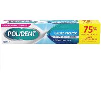 Polident Adesivo per Protesi Dentale Tenuta Giornaliera Gusto Neutro 70 gr