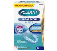 POLIDENT APPARECCHI & BITE PULITORE QUOTIDIANO 66 COMPRESSE
