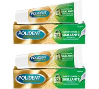 Polident Supertenut Sigillante Adesivo Protesi Dentale Menta, 40gr 2x