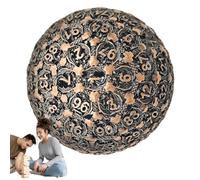 poliedrici singoli in metallo - in lega, cubo di rotolo inciso con precisione | stile fantasy RPG medievale, tema avventura da tavolo, telaio bilanciato con peso, aspetto finitura