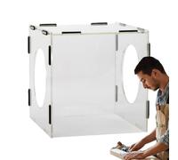 Polier Dust Box Box - Dust -macinatura Polier Catcher | Solimicatore di rettifica elettrica per macinazione della scatola di polvere trasparente chiusa, stazione di lavoro di copertura per pr