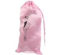 Poliestere Borsa per Scarpe da Danza Chiusura Rosa | Tessuto Traspirante, Interno Morbido e Riutilizzabile Dopo il Lavaggio, per Prove e Zaini