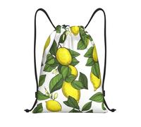 Poliestere Coulisse Tasche Yellow Fresh Lemons, Stampa Sacca Sportiva, Leggero Zainetto, per Adulto Donna 36X42cm