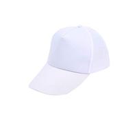 Poliestere Donne Cappello Solido Cappello Cappello Cappello Moda Colore Unisex Cappelli & Cappelli No Waster Cap, bianco, Taglia unica