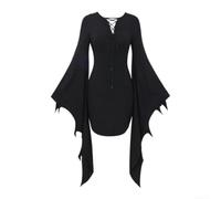Poliestere elasticizzato per mini abito con maniche a pipistrello tinta | Misto poliestere-spandex, morbido per tessuto elasticizzato, vestibilità aderente aderente, comodo da indossare tutto il