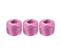 Poliestere Nylon Plastica Corda Spago Famiglia a Fasce,100m Lunghezza,Rosa 3pz