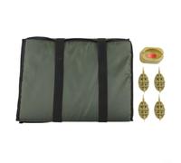 Poliestere Pearl cotone Landing Mat 80cm Soft Liner | Fodera in morbido cotone perlato, protegge le squame di pesce, lunghezza 80 cm, poliestere verde, uso riva del fiume