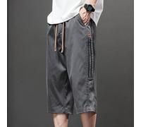 Poliestere Seven Point Pantaloni Uomo Casual Grigio Marrone (Grigio 3XL)