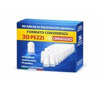 Polifosfati Anticalcare Universali per Dosatore Caldaia | Ricarica di Ricambio per Protezione Elettrodomestici e Impianti | Made in Italy | Set Scorta 36 Pezzi