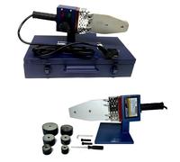 POLIFUSORE SALDATORE 1600W 6 MATRICI PER SALDATURA TUBI PLASTICA PVC PVDF