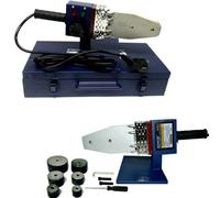 POLIFUSORE SALDATORE 800W 6 MATRICI PER SALDATURA TUBI PLASTICA PVC PVDF