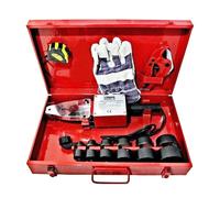 POLIFUSORE SALDATORE CON 6 MATRICI PER SALDATURA TUBI PLASTICA PVC E ACCESSORI