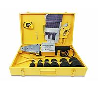 Polifusore saldatore per tubi Idraulica stazione saldante e pressa per tubi polipropilene con 6 matrici (1500 watt)