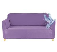 Poligino Copridivano 2 Posti con Braccioli | Copri Divano Impermeabile | Elasticizzato | AntiGraffio Gatto | Universale | Copridivano Indispensabile per Animali Domestici (2 Posti, Lilla)