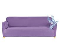 Poligino Copridivano 3 Posti con Braccioli | Copri Divano Impermeabile | Elasticizzato | AntiGraffio Gatto | Universale | Copridivano Indispensabile per Animali Domestici (3 Posti, Lilla)