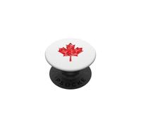 Poligono della foglia d'acero del Canada PopSockets PopGrip Adesivo