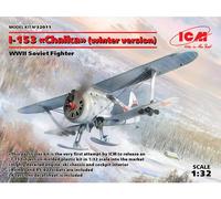 Polikarpov I-153 Chaika (Winter Version) WWII Soviet Fighter 1:32 ICM32011 - icm