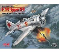 ICM Kit modellismo Polikarpov I-16 Type 24 – Caccia sovietico WWII 1:48 (ICM48097)