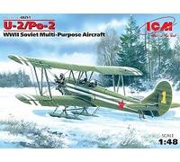 Polikarpov U-2/Po-2 WWII Soviet Multi-Purpose Aircraft 1:48 ICM48251 - icm model