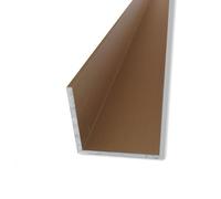 POLIMARK GROUP Profili a L in alluminio anodizzato con lati uguali mm. 20x20x2 Lunghezza 2 metri - Color Bronzo resistente e versatile per progetti creativi fai da te e artigianato