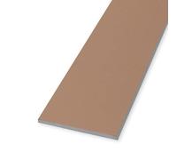 POLIMARK GROUP Profili piatti in alluminio anodizzato mm. 30x2 Lunghezza 2 metri - Color Bronzo resistente e versatile per progetti creativi fai da te e artigianato