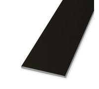 POLIMARK GROUP Profili piatti in alluminio anodizzato mm. 30x2 Lunghezza 2 metri - Color Nero resistente e versatile per progetti creativi fai da te e artigianato