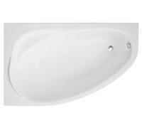 Polimat Marea vasca da bagno angolare 160x100 cm sinistra bianco 00534