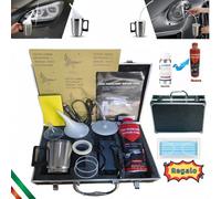 Polimero liquido kit lucidatura fari fanali auto ripristino 800 gr/600ml